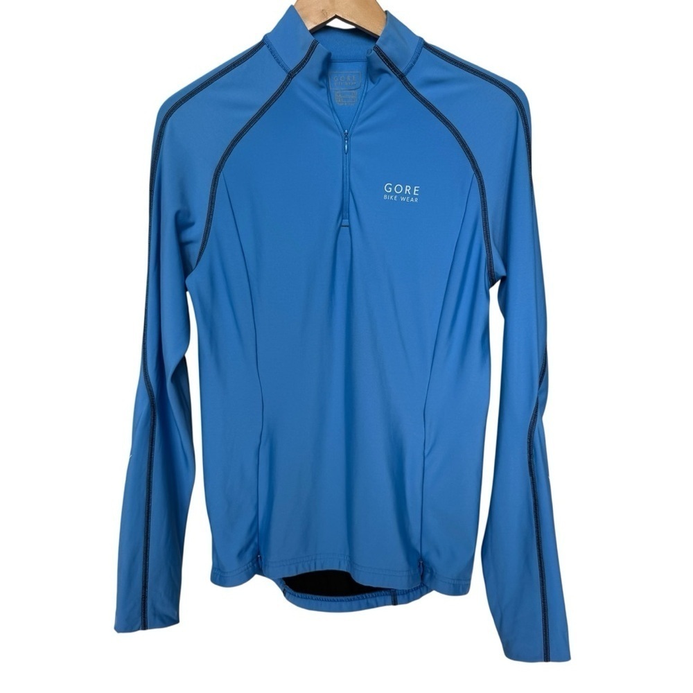 GORE Bike Wear Women's Long Sleeve Cycling Jersey Blue L Performance Stretch - Picture 2 of 8